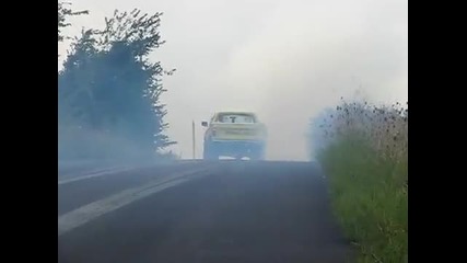 Dodge 440 pickup burnout