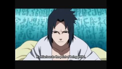 Naruto And Sasuke Shippuuden Vs Shinou+бг субс