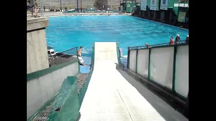 Ski Jump Training Fail 