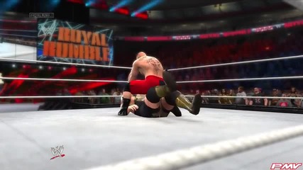 Wwe 2k14 - Brock Lesnar vs The Big Show Royal Rumble