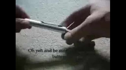How to make a burning laser