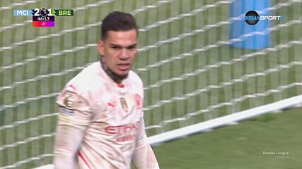 Manchester City vs. Brentford - 1st Half Highlights