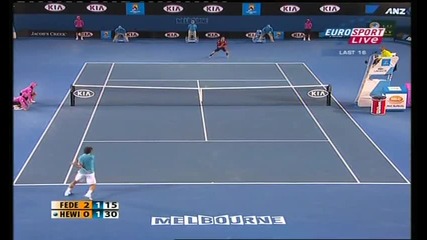 Federer vs Hewitt - Australian Open 2010 