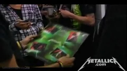 Metallica - Meet And Greet - Belfast [may 11, 2010]