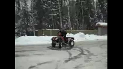 bmw drift in snow
