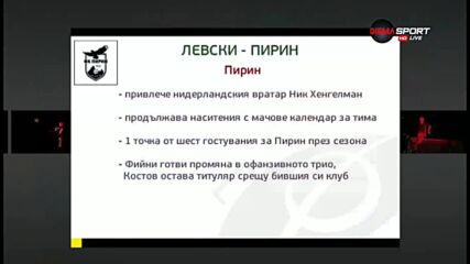 Левски в търсене на втора поредна победа срещу опашкаря