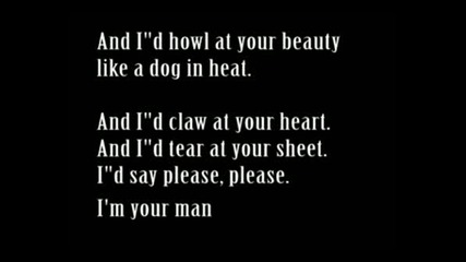 Im Your Man - Sung By Leonard Cohen