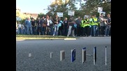 1000 служители на МВР протестираха с искане за увеличение на заплатите с 25%