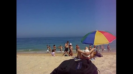 Welsh Girls On The Beach In Portugal - Making New Friends