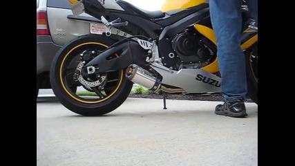 2008 Suzuki Gsxr 600 Two Brothers exhaust full silencer 