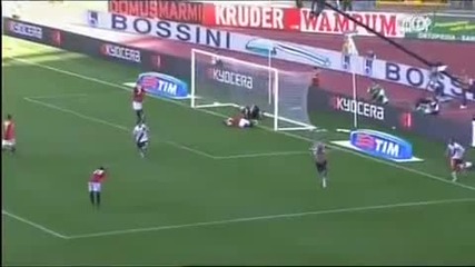 Roma - Bologna 2 - 2 - All Goals & Match Highlights - September 19 2010 - [high Quality]