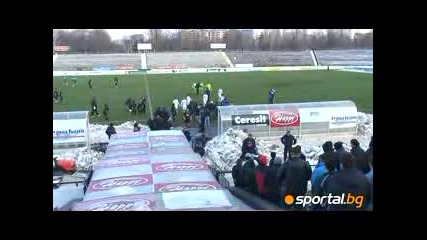 Екшън след Славия - Пирин 0 - 0