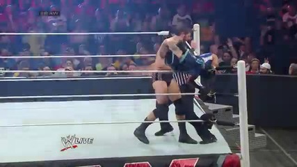 Rey Mysterio vs Bad News Barrett - Wwe Raw 7/4/14