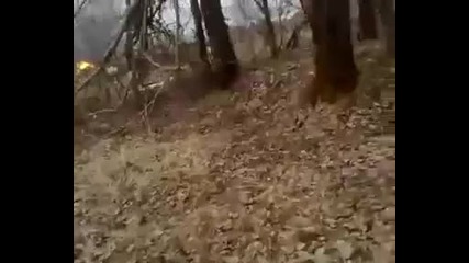 Потресаващи първи кадри от падналия самолет с полския президент