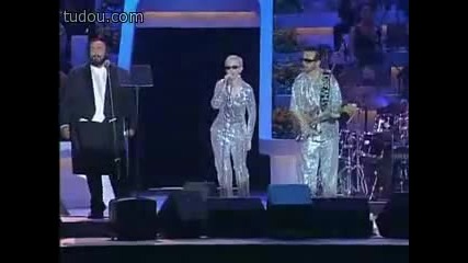 Eurythmics Luciano Pavarotti There Must Be An Angel Live 2000 