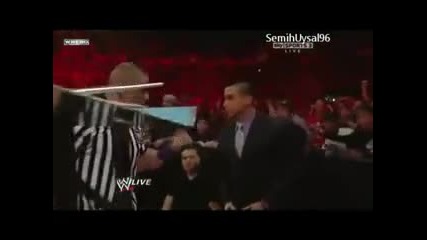 Cm Punk vs Wade Barret Special Guest Referee John Cena Full Match. Raw 1_24_11.