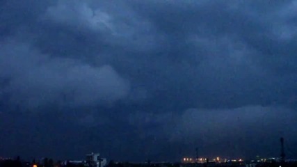 time lapse - гръмотевична буря в София 31.7.2014