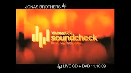 Jonas Brothers Live Cd and Dvd