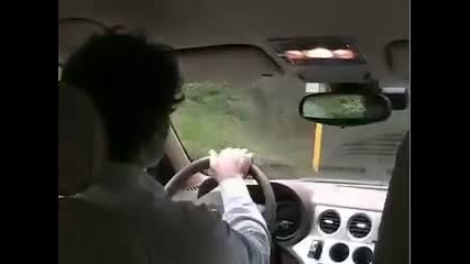 Alessandro Ravera pilota di rally prova Alfa 159