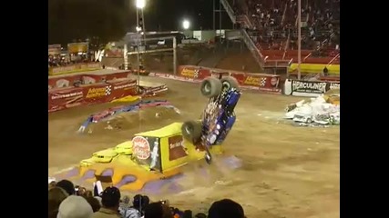 Monster truck backflip 