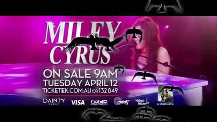 Реклама на интернационалното турне на Майли Сайръс 