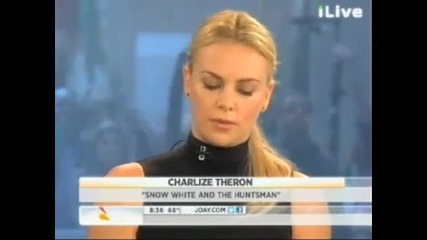 Kristen and Charlize on the Today Show