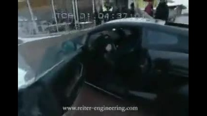 Lamborghini Gallardo отива да кара по ски пистите 