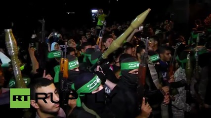 State of Palestine: Al-Qassam Brigades hold rally one year after IDF's Operation Protective Edge