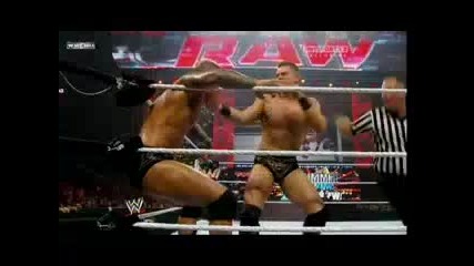 Wwe raw 02.08.2010 Randy Orton vs the miz 