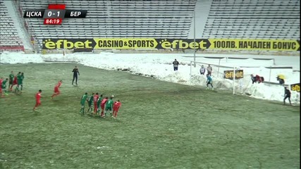 ЦСКА - Берое 0:1, А група