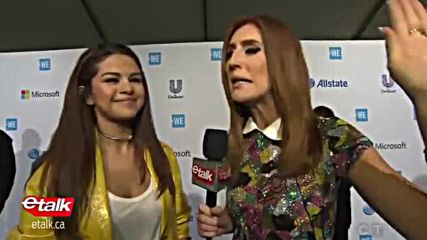 Selena Gomez We Day Interview Los Angeles April 2016