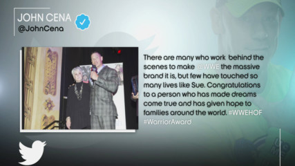 WWE employee Sue Aitchison to receive the 2019 Warrior Award