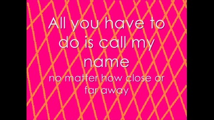 Miley Cyrus-right Here with lyrics