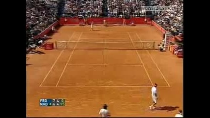 2006 Rome Nadal vs Federer