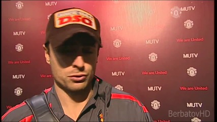 Berbatov post match Liverpool interview 