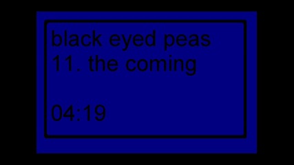 11 black eyed peas - the coming 