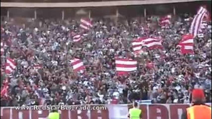 Crvena zvezda - Borac, navijanje 