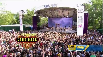 Н О В О! Lady Gaga - Judas Live on Good Morning America ^ H Q ^