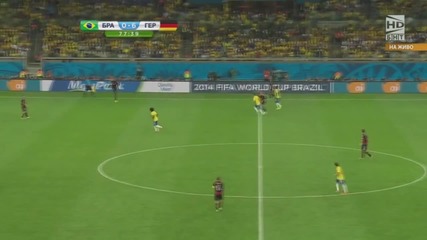 Футбол Бразилия - Германия 2014 - Второ полувреме Част 3_4 (720p)