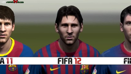 Lionel Messi From Fifa 06 to Fifa 13 - Barcelona
