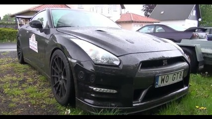 Nissan Gtr Straight Pipes Shooting Flames