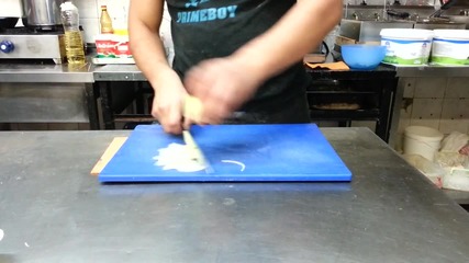 Зеленчукорезачка бърз китаец с нож Негър