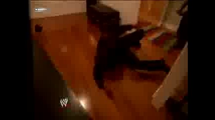 Triple H attacks Randy Orton