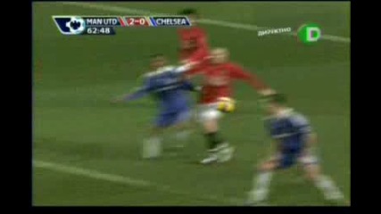 Man. Utd. - Chelsea 2 - 0 Гол На Rooney