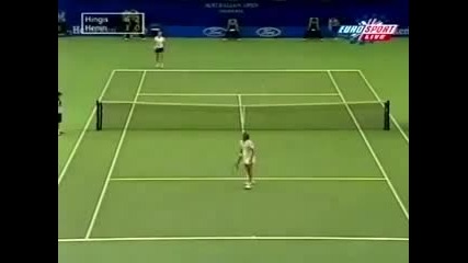 Justine Henin vs Martina Hingis. Australian Open 2000