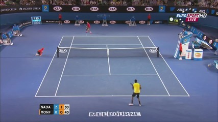 Nadal vs Monfils - Australian Open 2014!