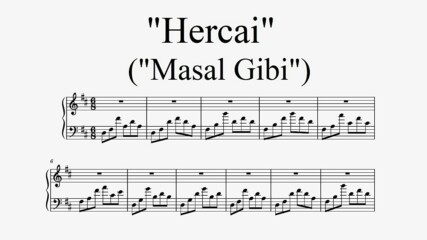 "Hercai" - "Masal Gibi" (Piano Cover)