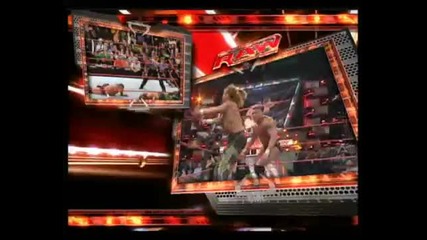 Raw shawn michaels and john cena vs edge and randy ortan part 2