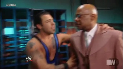 Drew Mcintyre / Teddy Long / Santino Marella Backstage [ Smackdown 6/1/2012 ]