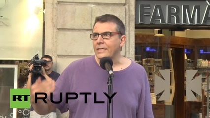 Spain: Long live Greece! Barcelona rallies against bailout agreement